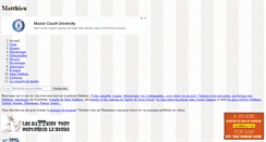 Desktop Screenshot of matthieu.com