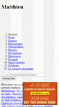 Mobile Screenshot of matthieu.com