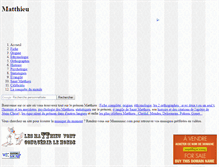 Tablet Screenshot of matthieu.com